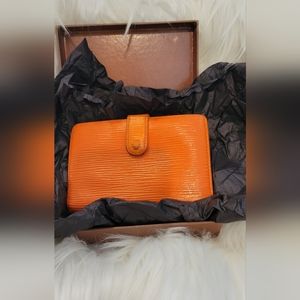 LV Portefeuille Viennois Bifold Wallet Epi Leather  with LV Box